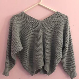 Grey Knit Sweater